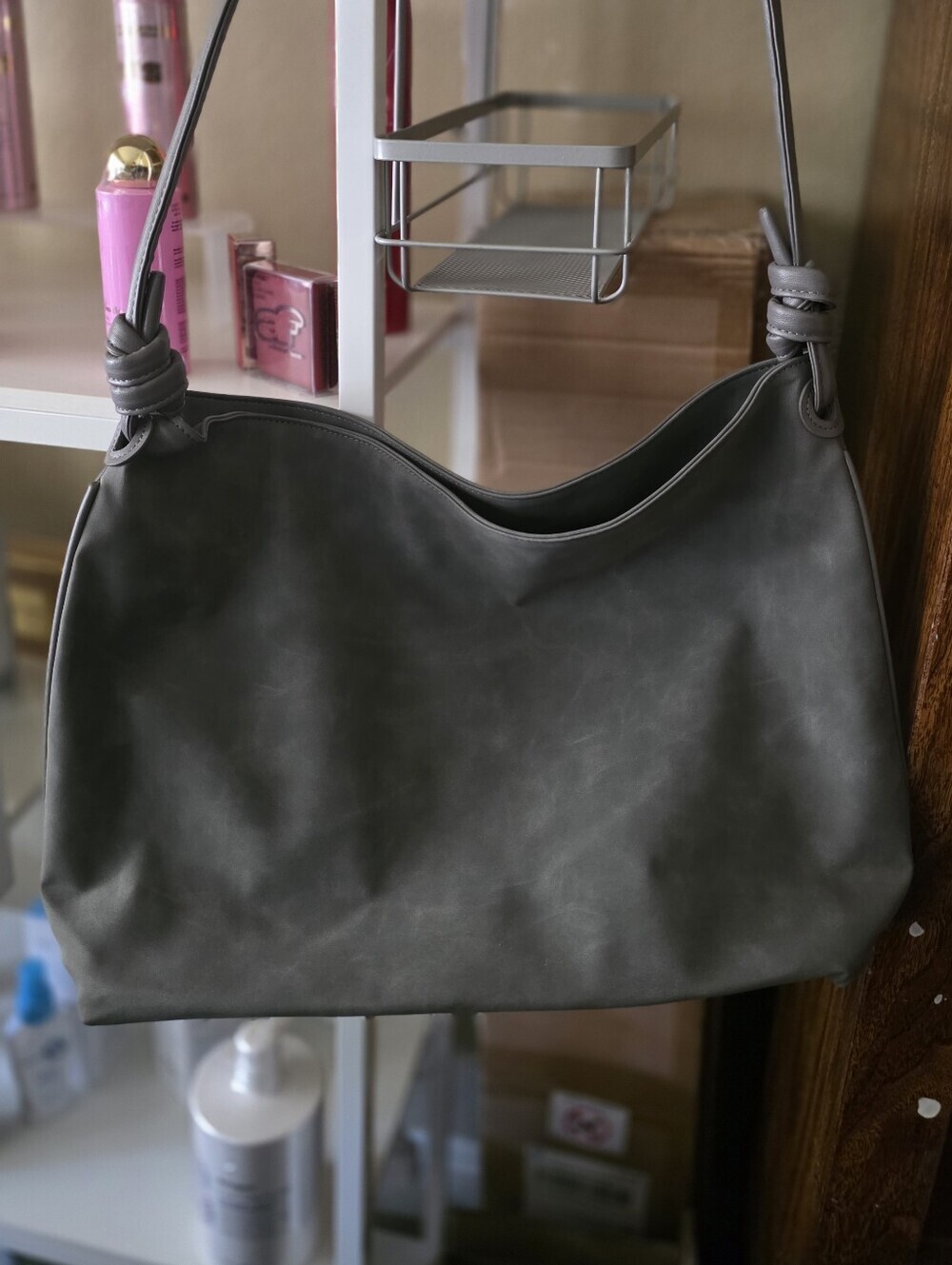 Classic Grey Shoulder Bag - 8 Other Reasons
